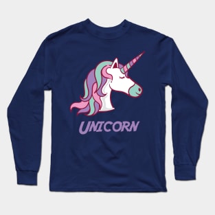 Cute Unicorn Long Sleeve T-Shirt